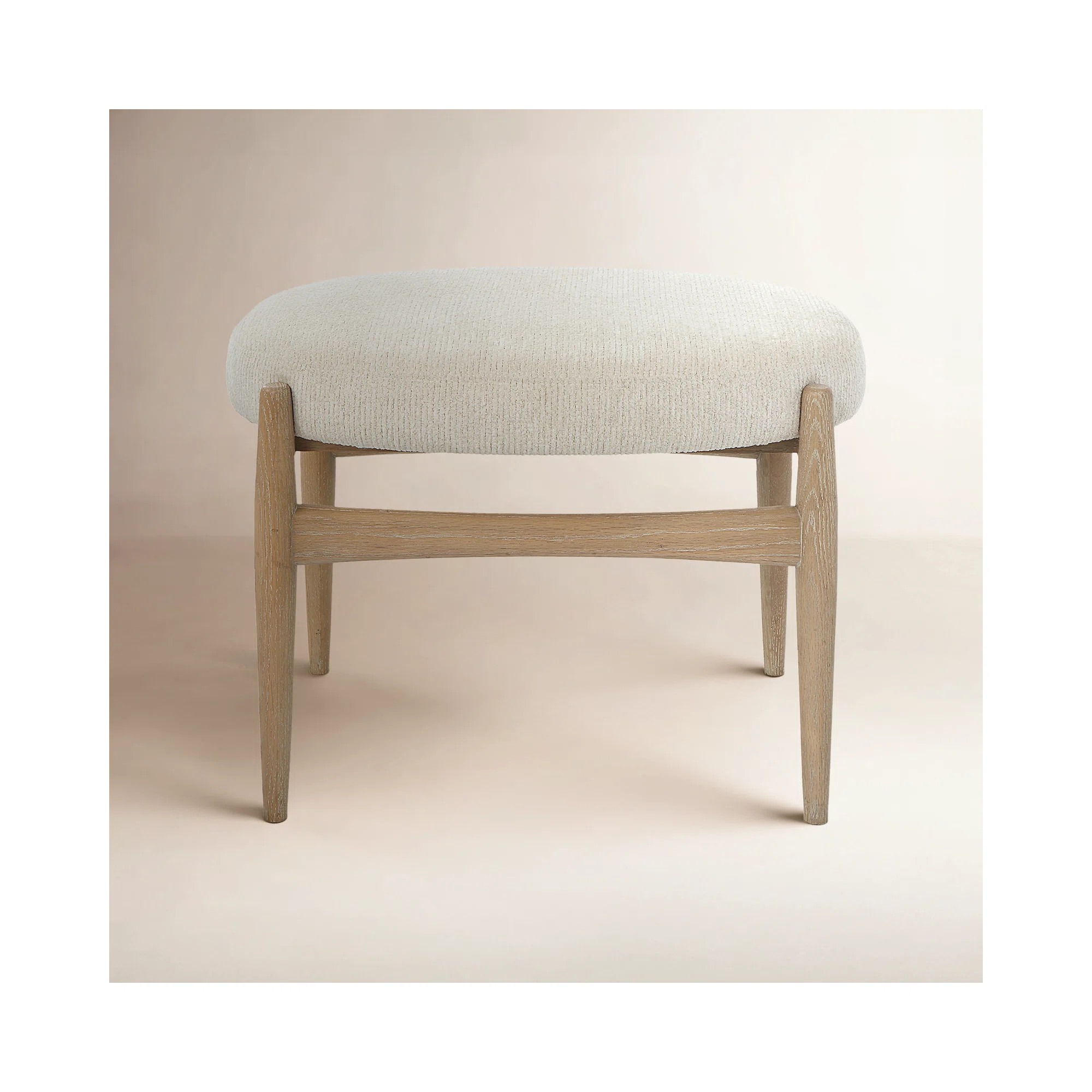 Imperial Upholstered Ottoman | Birch Lane