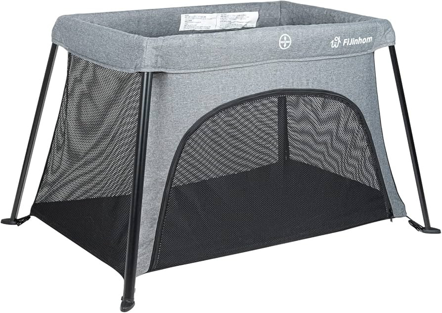 Fijinhom Baby Portable Travel Crib Pack and Play Toddler Playpen Outdoor Light Playard with Zippe... | Amazon (US)