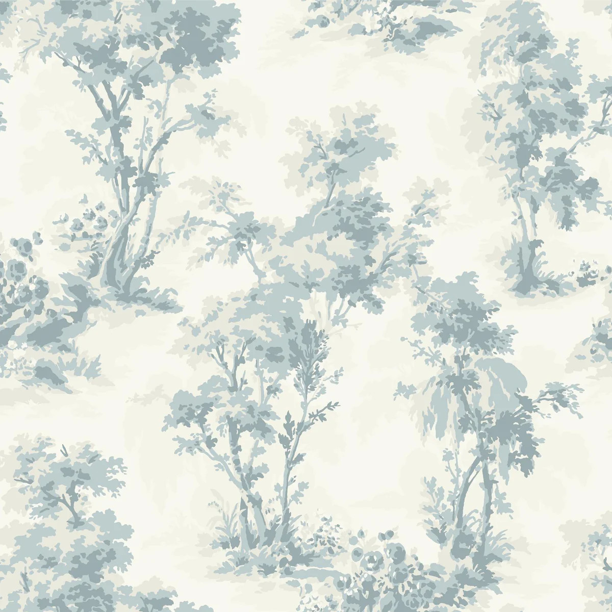 A-Street Prints Sainsbury Light Blue Forest Wallpaper | DecoratorsBest