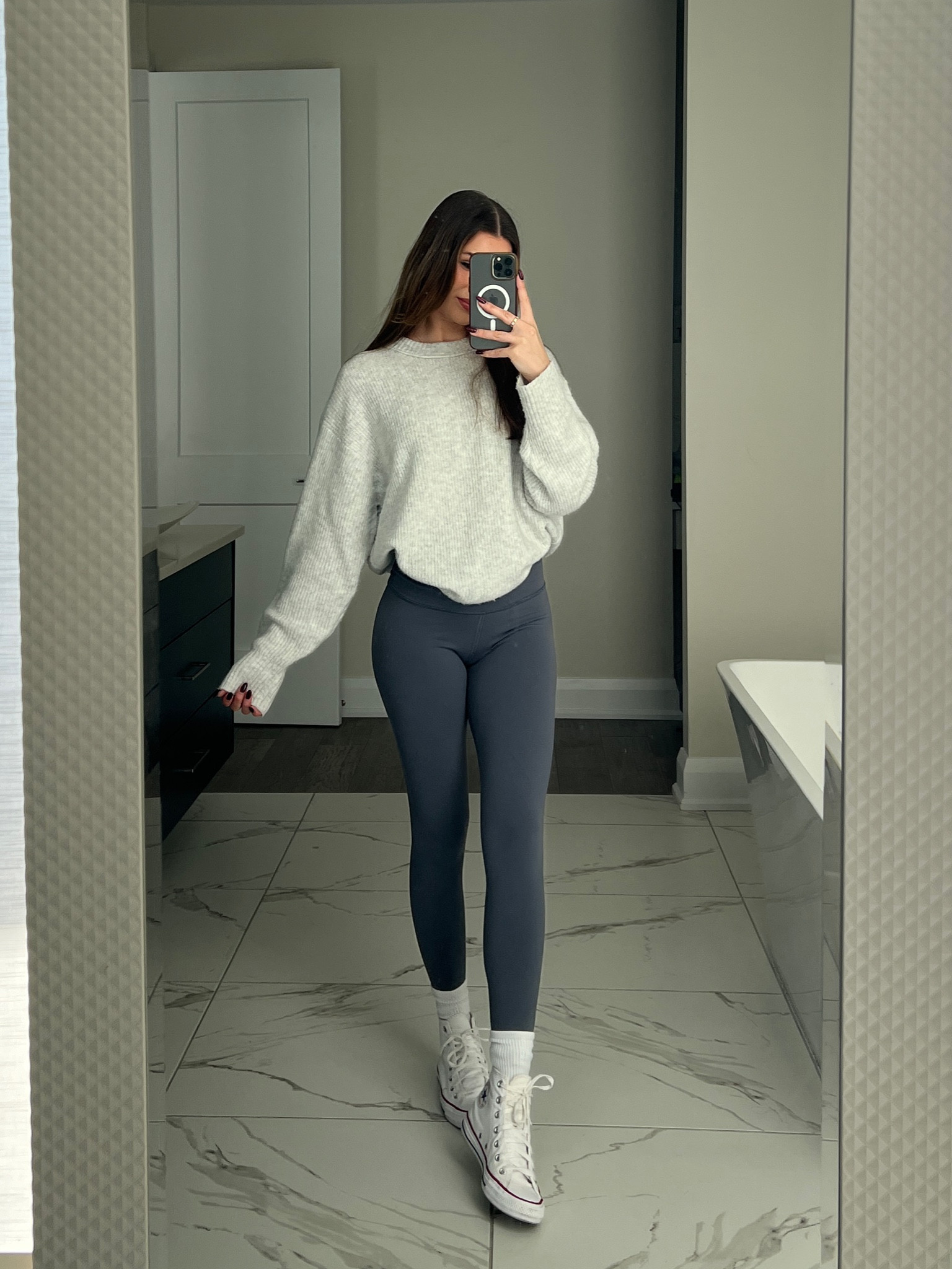 Comfy knit sweater & leggings 🤍

#LTKFindsUnder100 #LTKSeasonal #LTKStyleTip