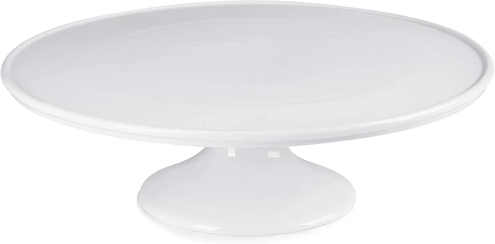 Sweese 12-Inch Porcelain Cake Stand, Round Dessert Stand, White Cupcake Stand for Parties | Amazon (US)