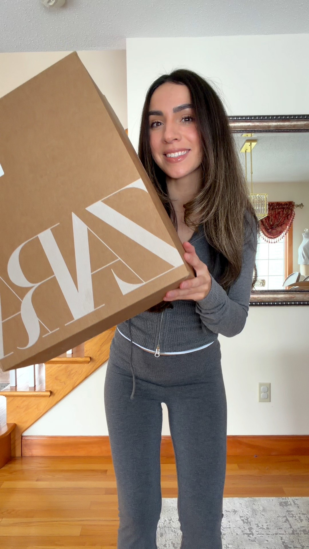 ZARA HAUL - SIZING BELOW
Zip up | Medium
Flare pants | Small 
Jeans | 26
Kimono Wrap | Small 
Scarf Collar Blazer | XS 

#LTKPetite #LTKSeasonal