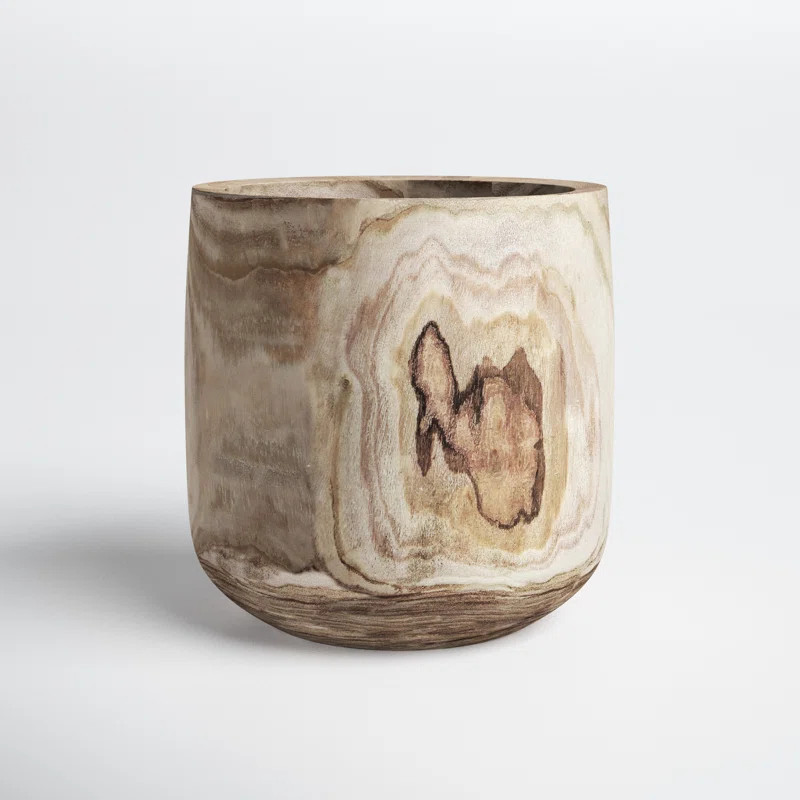Marina Wood Pot Planter | Wayfair North America