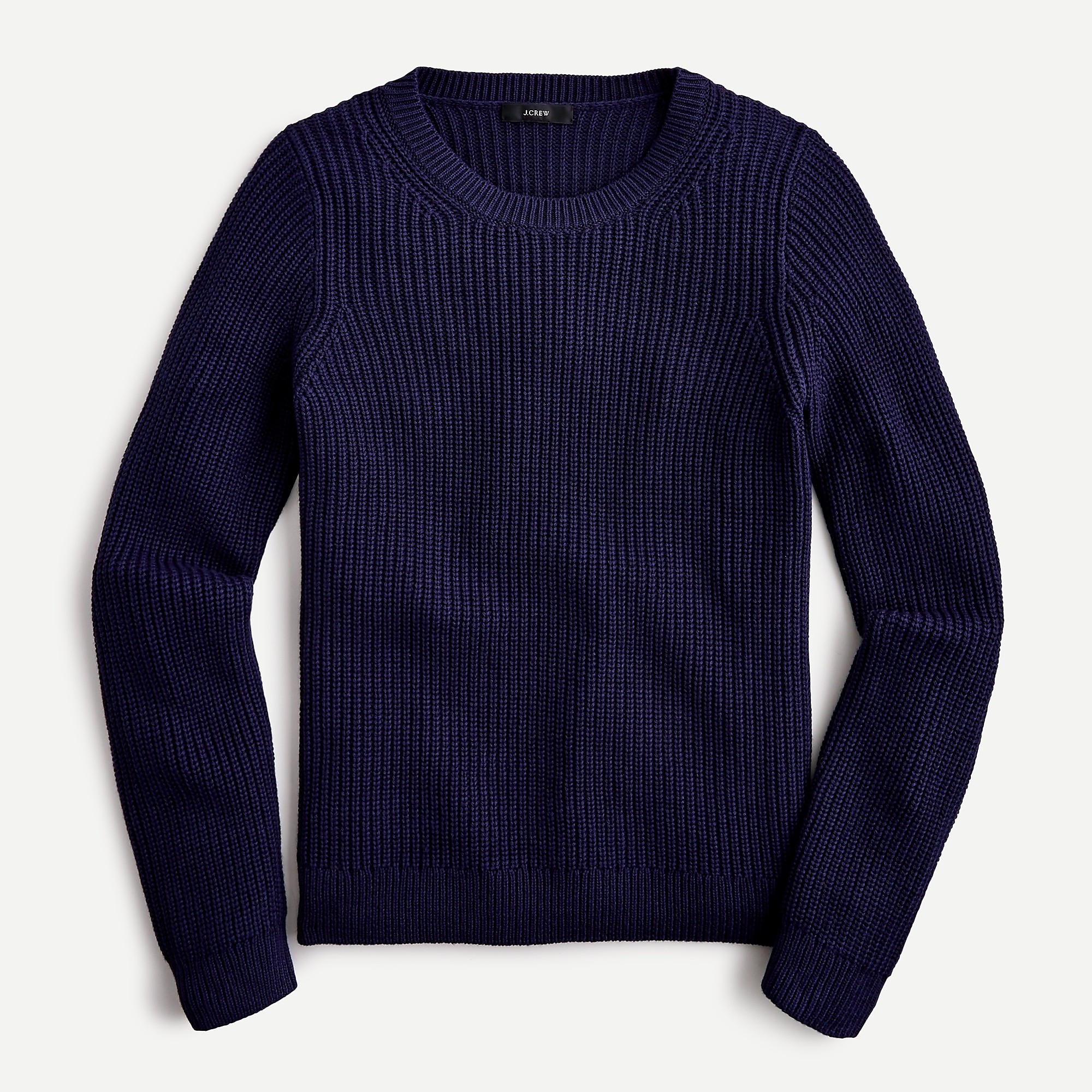 Fisherman crewneck sweater in cotton-cashmere | J. Crew US