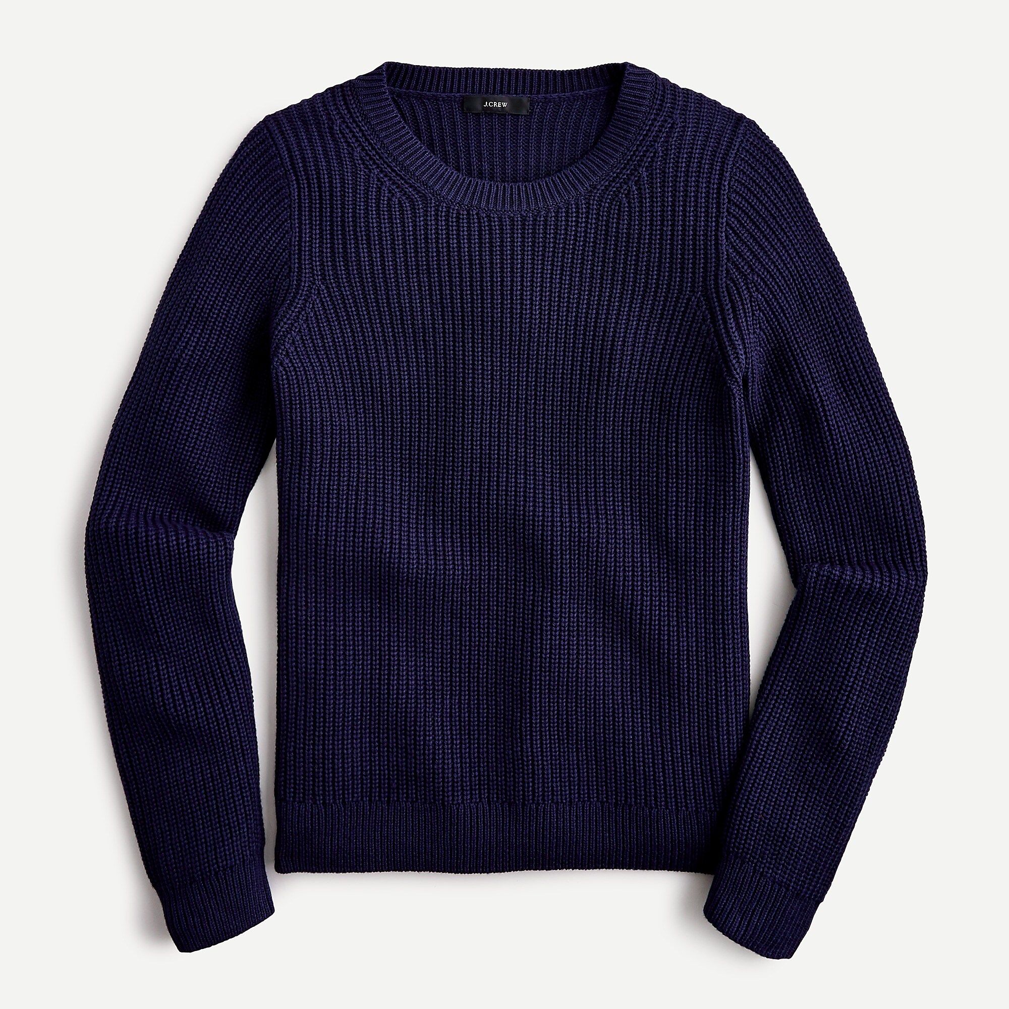 Fisherman crewneck sweater in cotton-cashmere | J.Crew US