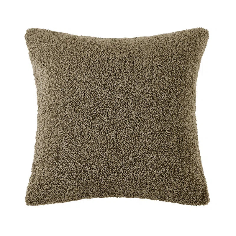 Teddy Soft Plush Textured Boucle Cozy Fluffy Classic Chic Modern Rustic Decorative Pillow | Joss & Main