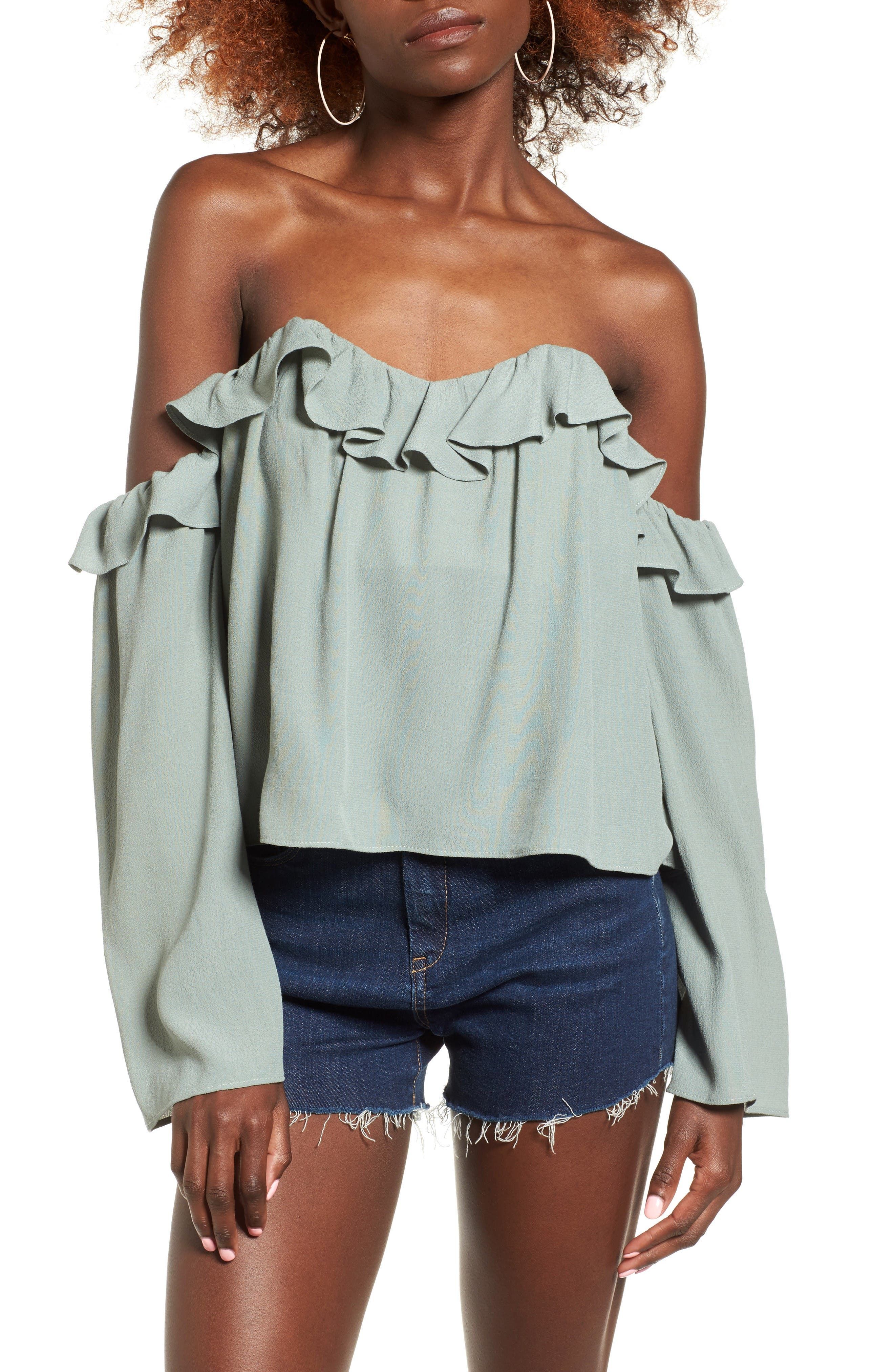 Ruffle Off the Shoulder Blouse | Nordstrom