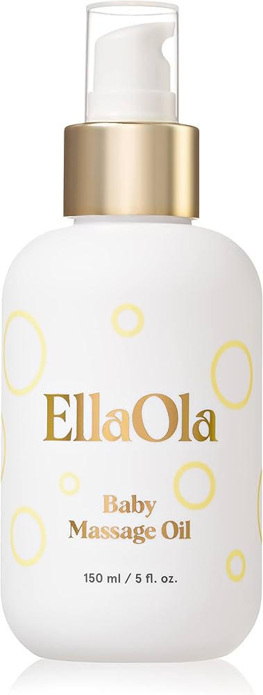 Organic Moisturizing Baby Massage Oil - Non Greasy Formula Made With Natural Jojoba, Sunflower, a... | Amazon (US)