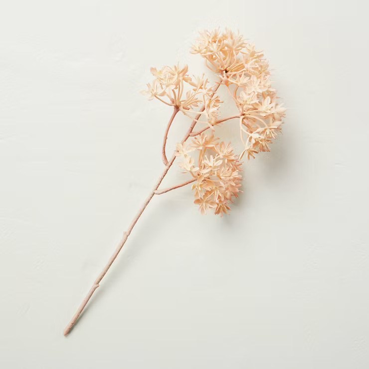 10" Faux Snowball Flower Stem - Hearth & Hand™ with Magnolia | Target
