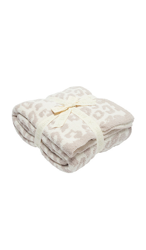 Barefoot Dreams CozyChic Barefoot in the Wild Throw in Cream. | Revolve Clothing (Global)