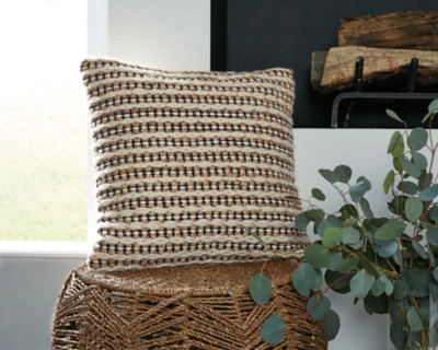 Nealington Pillow, Brown/Black/White | Ashley Homestore