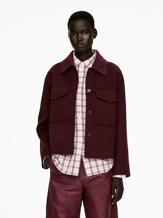 Double-Face Wool Overshirt | Arket UK