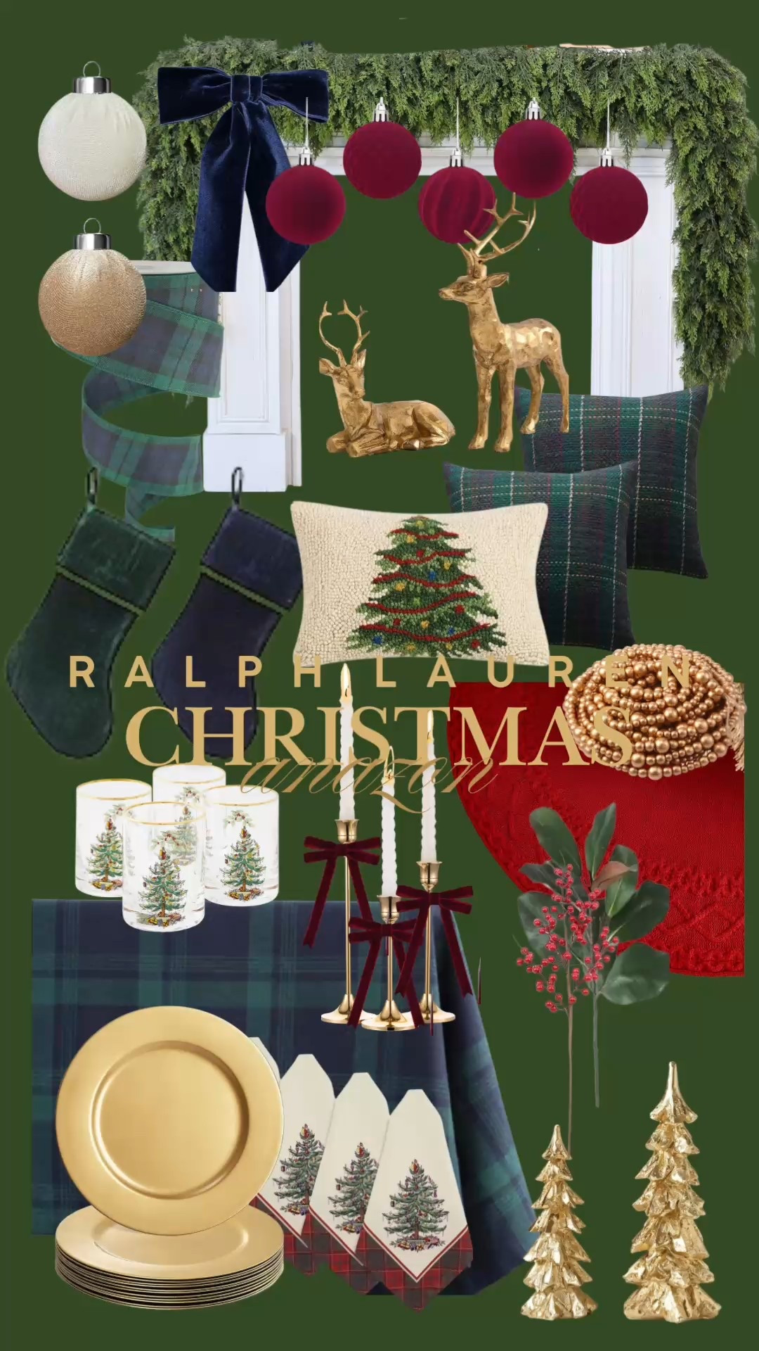 Ralph Lauren Christmas is trending and here is everything you need to create the timeless and affordable look 

#LTKHoliday #LTKHome #LTKSeasonal