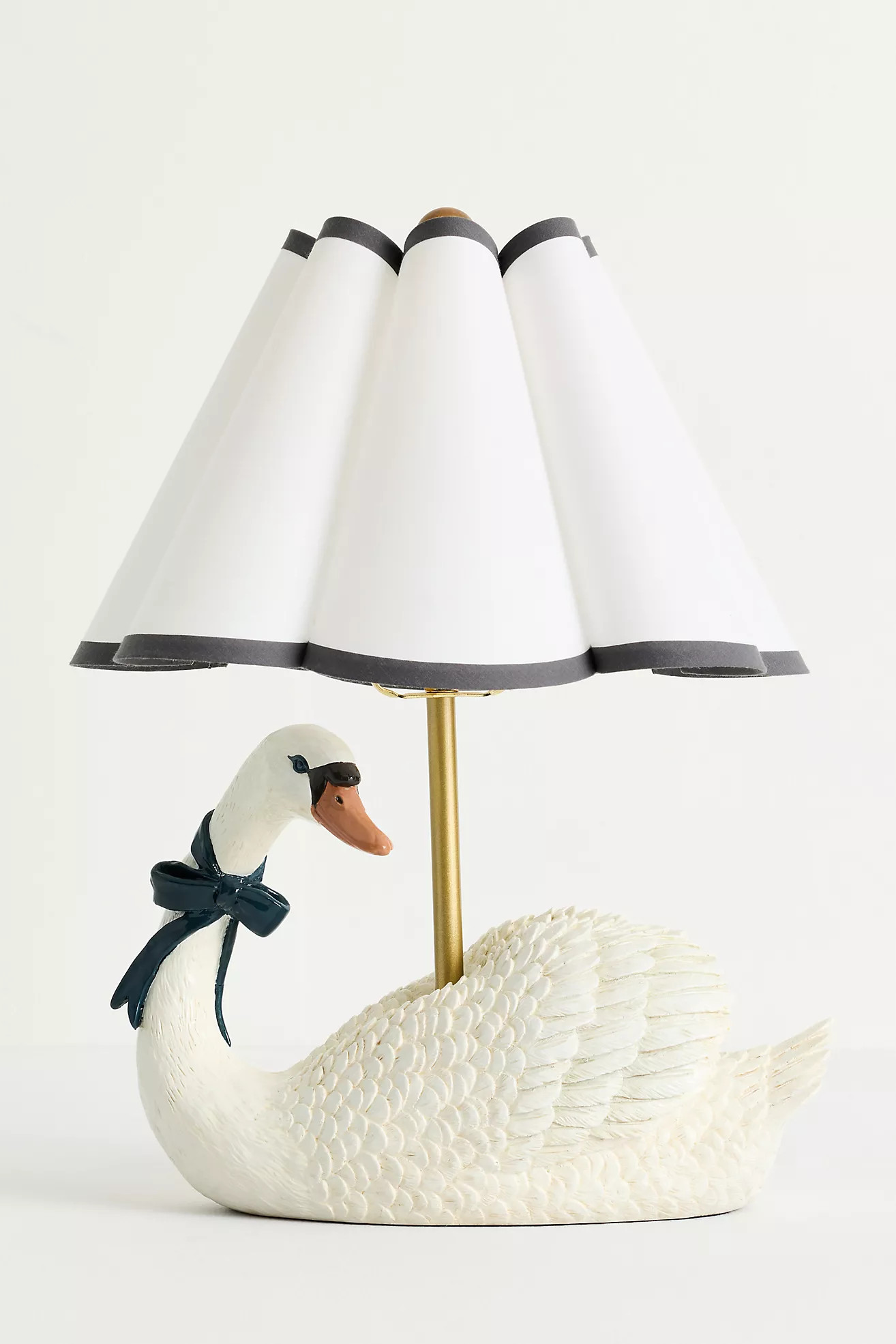 Swan Scalloped Shade Table Lamp | Anthropologie (US)