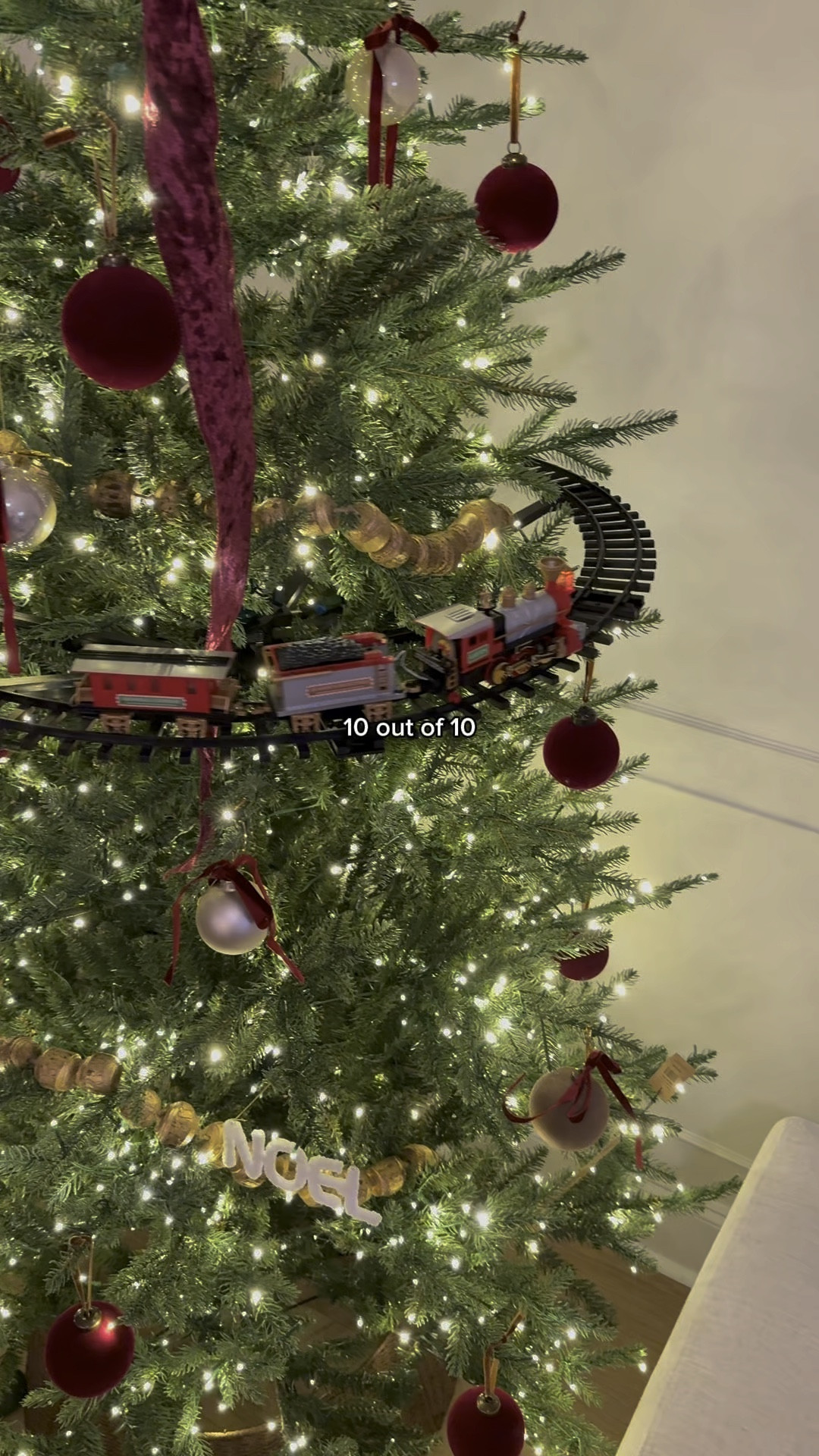 This train set from Home Depot is a 10/10! SOOO magical 🥹🚂

My 5 year old son hasn’t stopped playing with it since we put it on yesterday  

#LTKHoliday #LTKHome