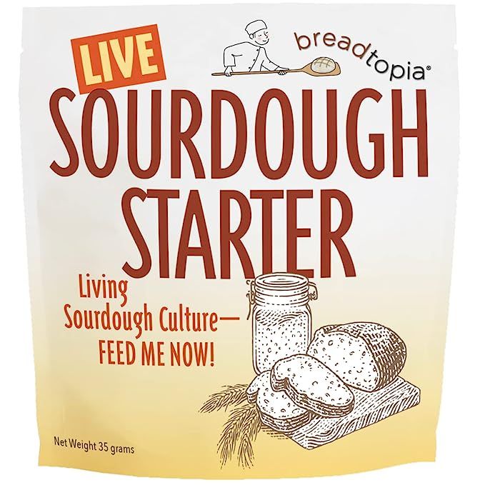 Breadtopia Sourdough Starter (Live) | Made from Non-GMO & Organic Ingredients | Easy to Follow In... | Amazon (US)