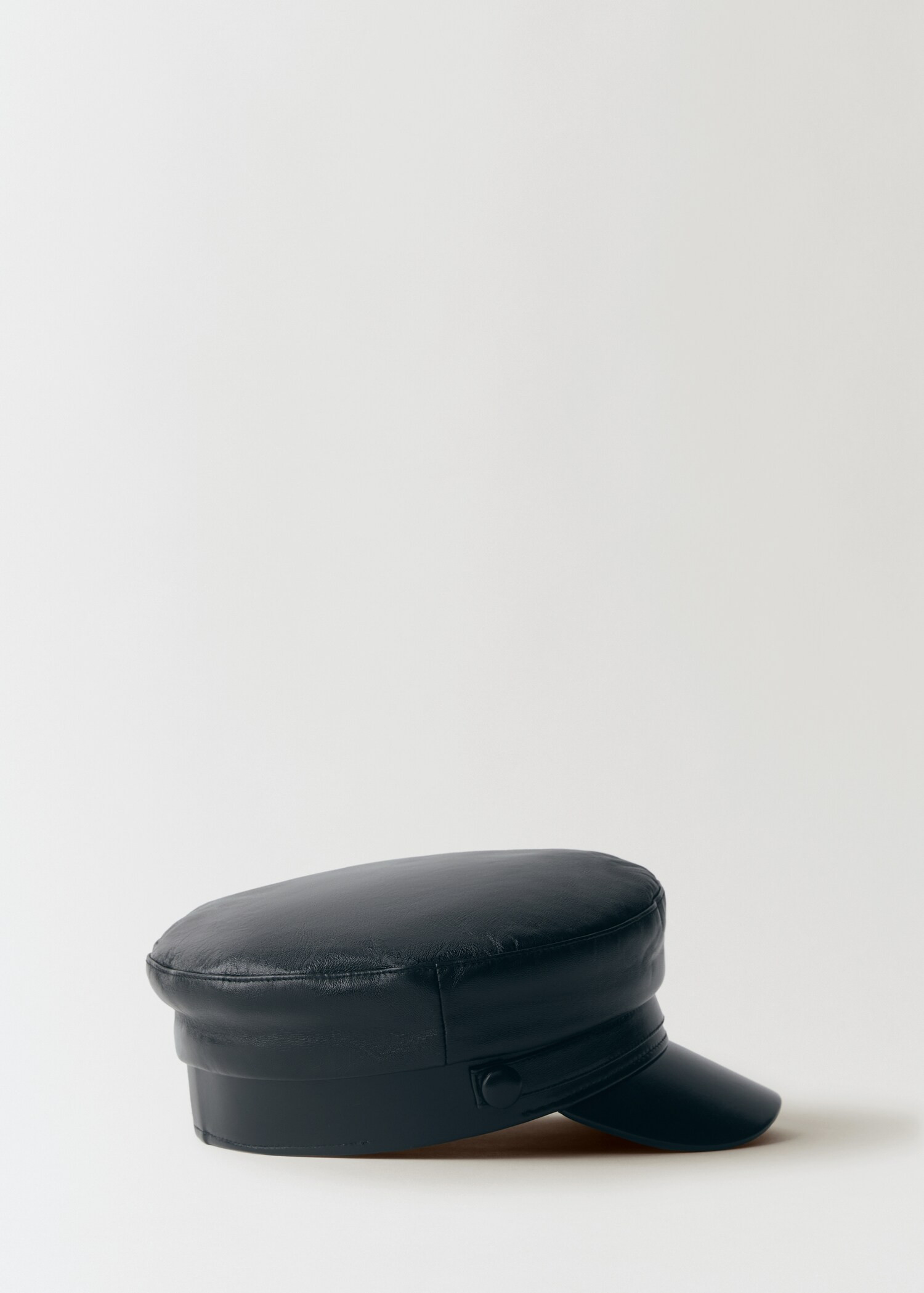 Baker-Boy-Mütze aus 100 % Leder - Damen | MANGO Deutschland | Mango EU