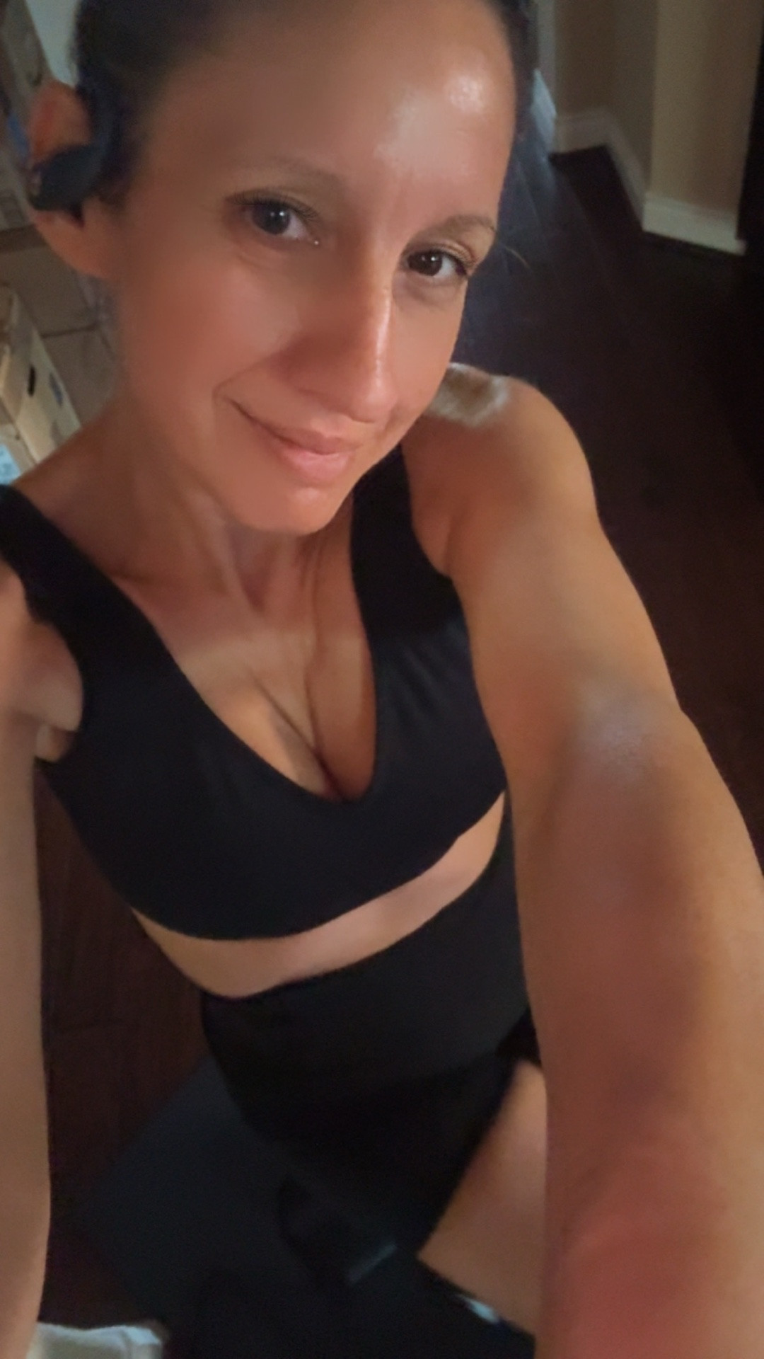 Workout style in motion. 🤓
Fabletics workout bike shorts. 
Sports bra. 
Petite girl approved.

#LTKActive #LTKPetite #LTKOver40
