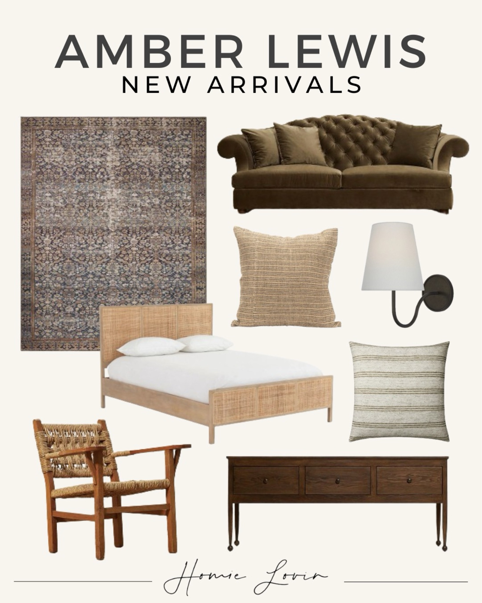 Amber Lewis New Arrivals! 

furniture, home decor, interior design, rug, bed, sofa, pillows, sconces, chair, console table #AmberLewis #NewArrivals

#LTKhome #LTKsalealert #LTKfamily