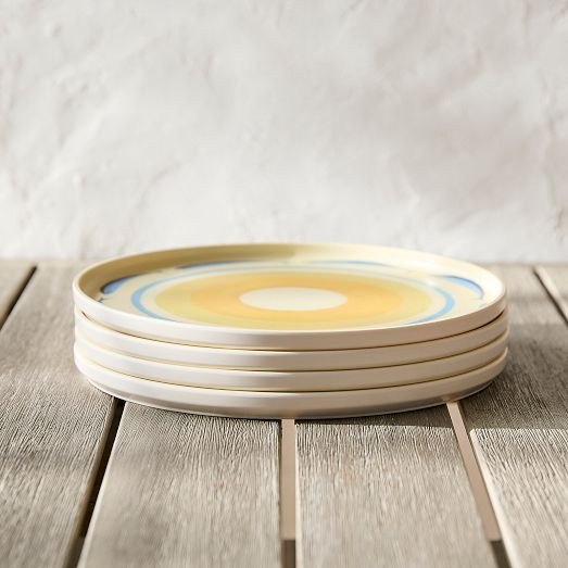 Sardine Melamine Outdoor Dinner Plate Sets | West Elm (US)