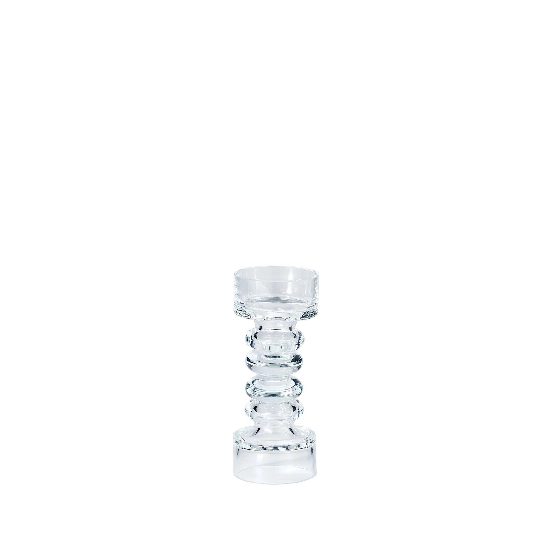 Glass Ribbed Candleholder/Vase | Wayfair North America