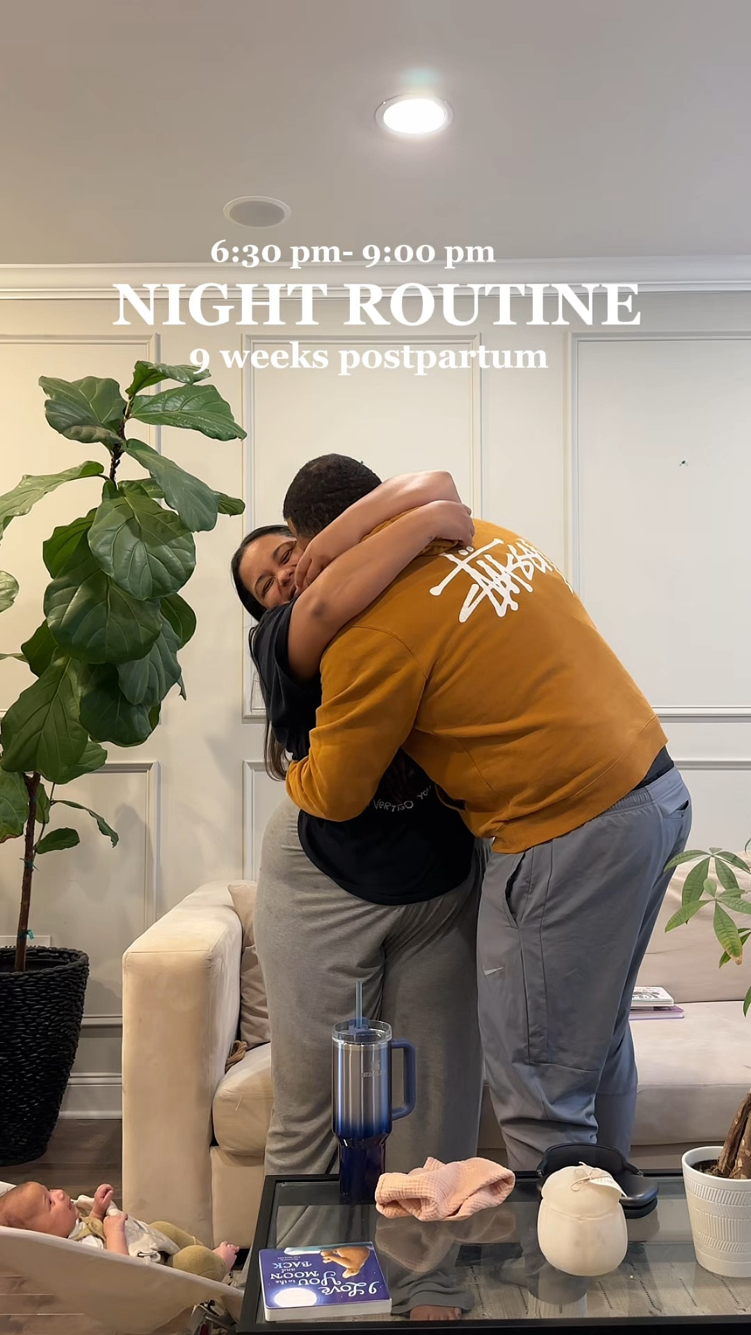 Our night routine with a 2 month old 🥹🫶🏽✨

#LTKPlusSize #LTKBaby #LTKFamily