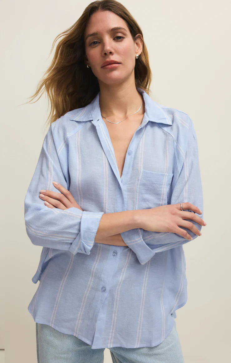The Perfect Linen Striped Top | Z Supply