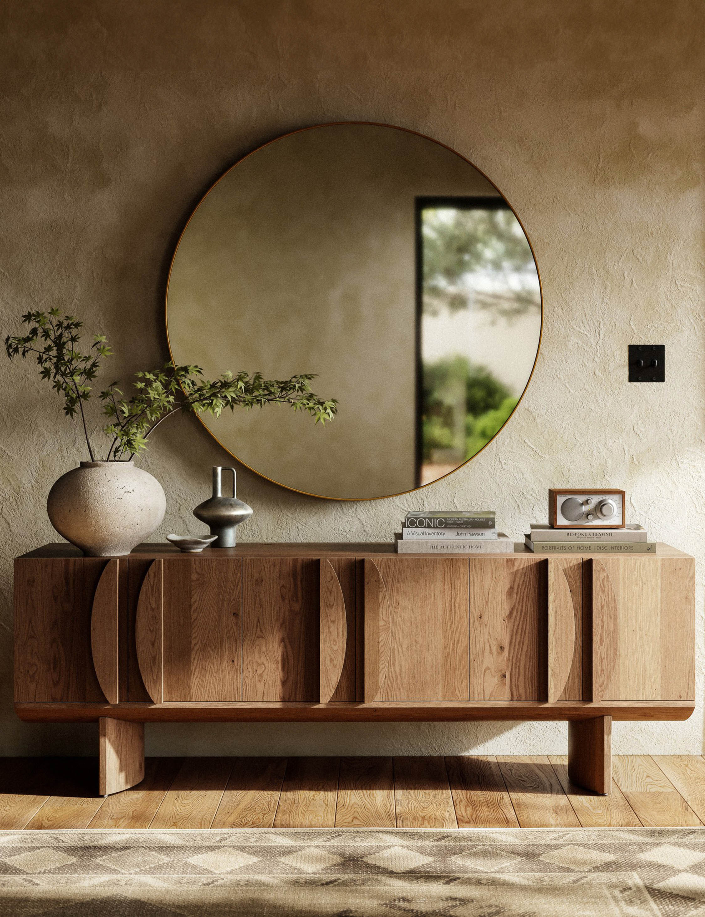 Remwald Media Console, Natural | Lulu and Georgia 