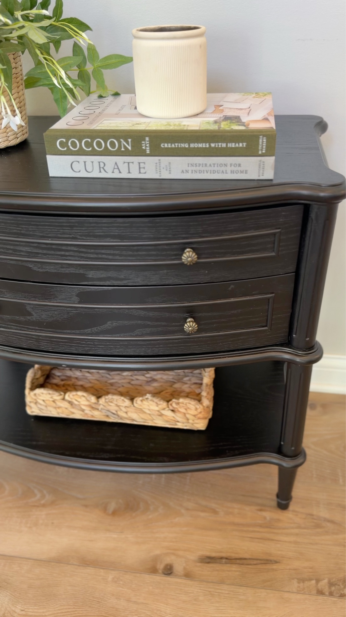 Beautiful nightstand with outlets to charge lamps, candle warmers, phones, etc! 

#LTKSeasonal #LTKHome