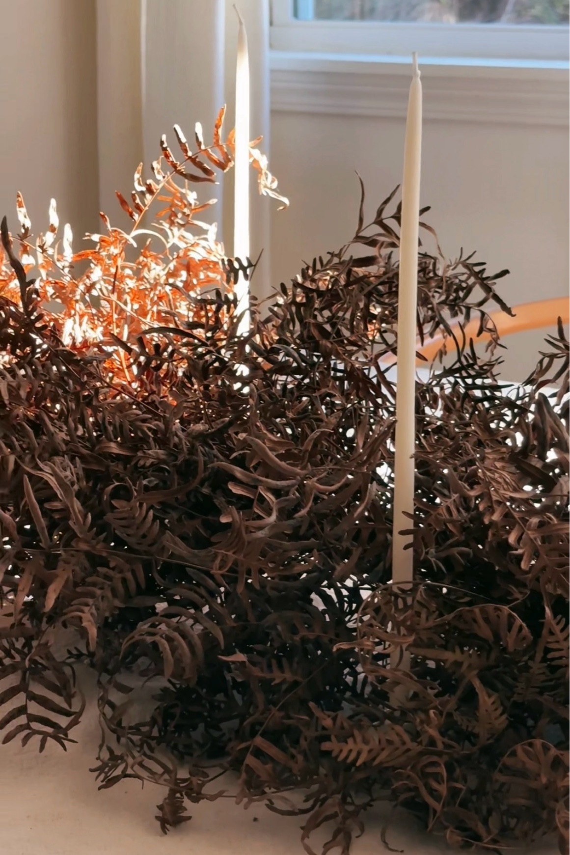 Re-create this decor inspo with a few different garlands and these tiny taper candles.  

#LTKSeasonal #LTKHoliday #LTKHome