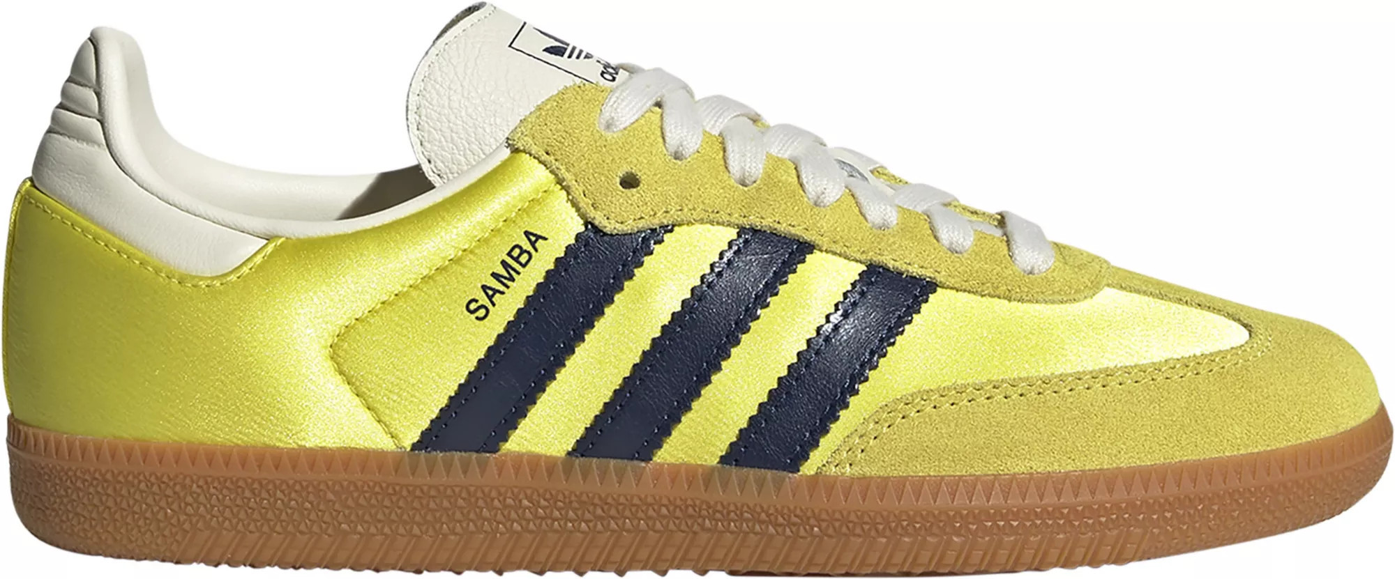 adidas Women's Samba OG Shoes, Size 7.5, Yellow/Navy | DICK'S Sporting Goods