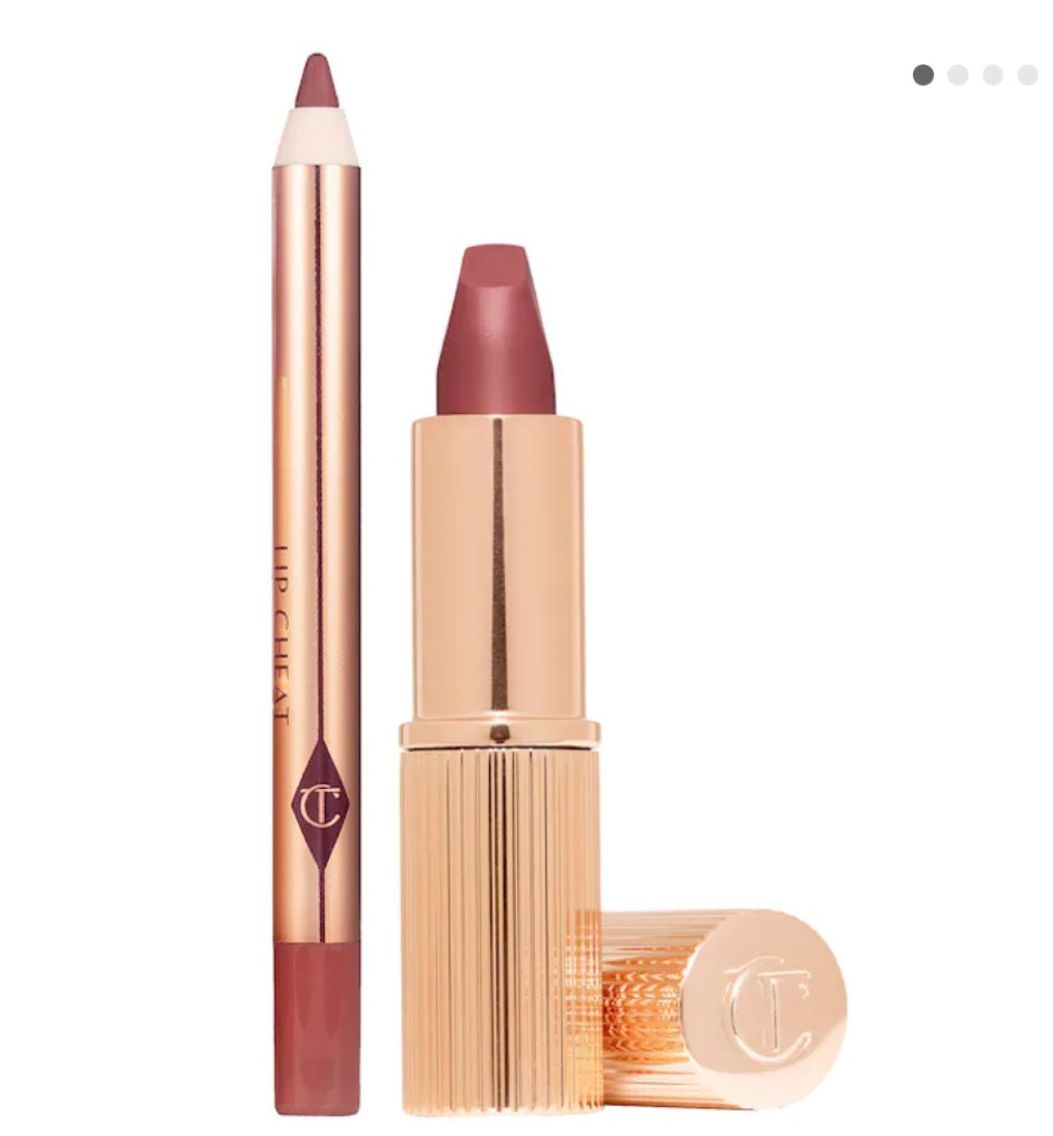 My favorite lip duo!!! Use the liner to create fuller lips and top with Charlottes cream lipstick!! Use the liner with a gloss for a more casual all day wear ❤️

#LTKSeasonal #LTKGiftGuide #LTKCyberweek
