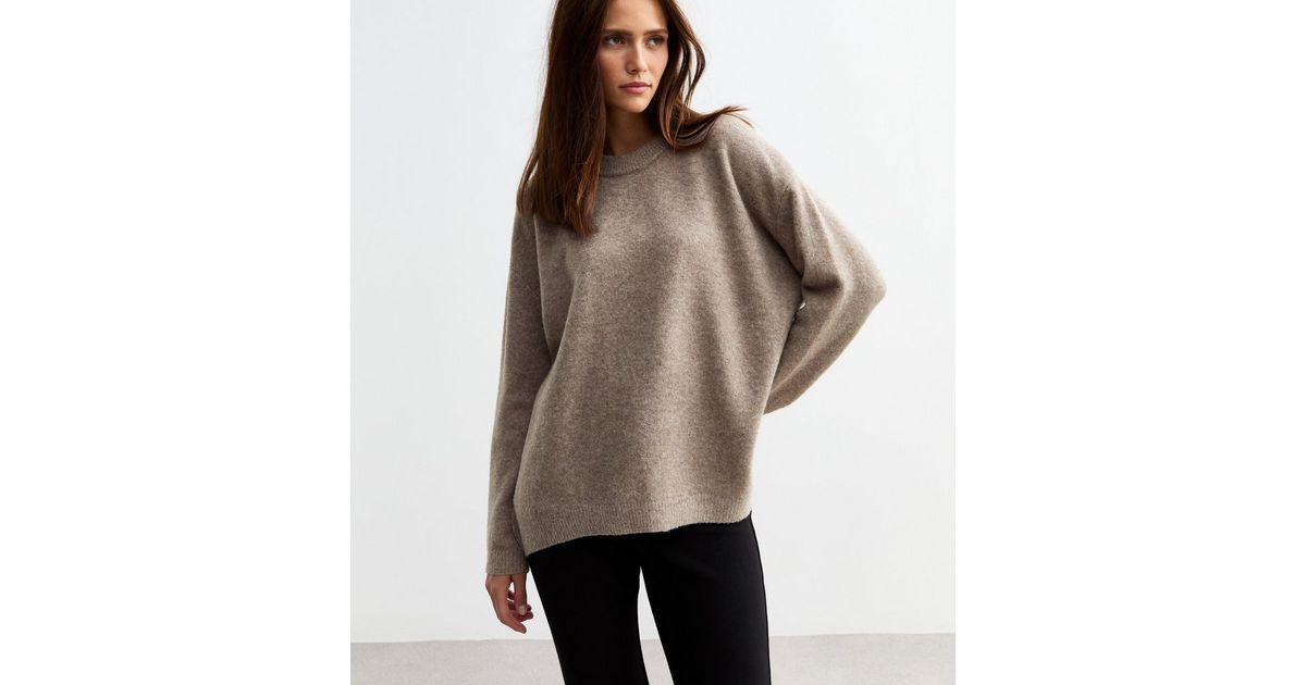 Mink Oversized Knitted Jumper
						
						Add to Saved Items
						Remove from Saved Items | New Look (UK)