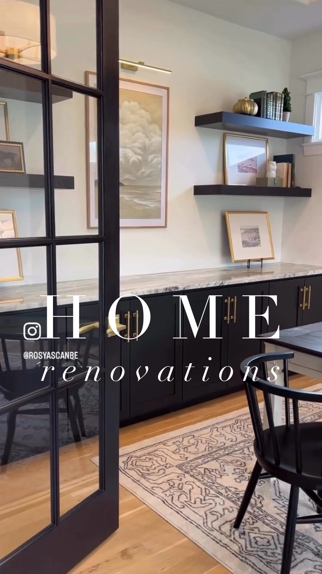 Sharing all the projects we’ve tackled since moving in 2.5 years ago—one space at a time 🏠

• Started in the primary room with a bold feature wall behind the TV using 24” tile
• Added personality to the main floor powder room with a blue tile surround
• Leveled up the office with custom cabinets, shelves, and a wallpaper accent wall
• Refreshed the mudroom with a chair rail, fresh paint, and artwork
• Finished strong by personalizing the basement with paint, chair rail, and a gorgeous plaid wallpaper

Each project brought us one step closer to turning this house into our home—and we couldn’t be happier with how it all came together.

That’s a wrap…for now 😉

Also sharing many furniture pieces in our home. Comment SHOP below to receive a DM with the link to this post on my LTK ⬇ https://liketk.it/5GnIq 

#homerenovationideas #housetohome #designyourhome