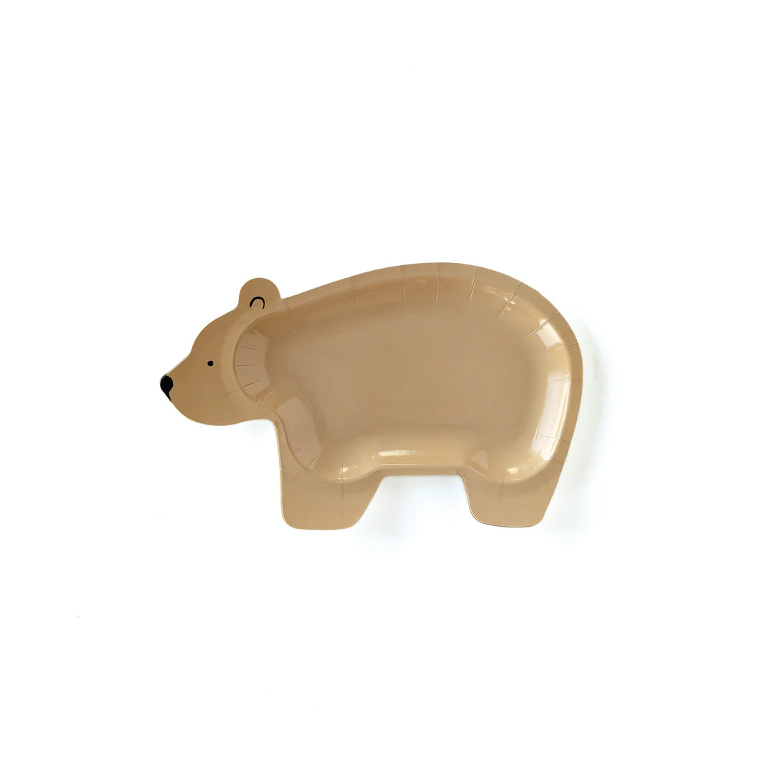 Adventure Bear Shaped Plate | My Mind's Eye