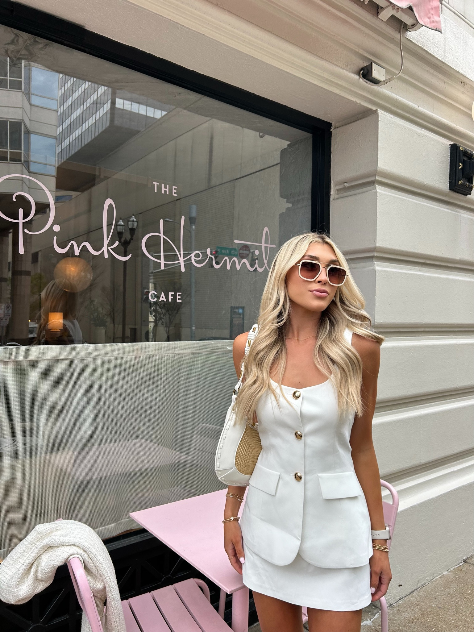 OOTD!🤍 loving this romper from Amanda Uprichard. So flattering and comes in 3 different colors. Wearing an XS for reference🌸🥂⛅️

#LTKtravel #LTKSeasonal #LTKstyletip