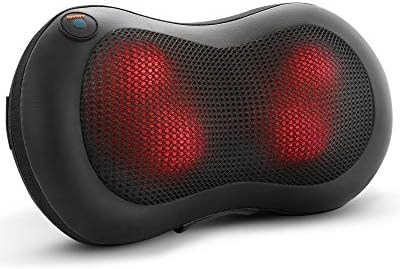 Naipo Shiatsu Back and Neck Massager Massage Pillow with Heat Deep Tissue Kneading Massage for Sh... | Amazon (US)