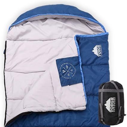 All Season XL Sleeping Bag for Big and Tall Adults - Ideal for Warm/Cold Weather Camping and Hiki... | Amazon (US)