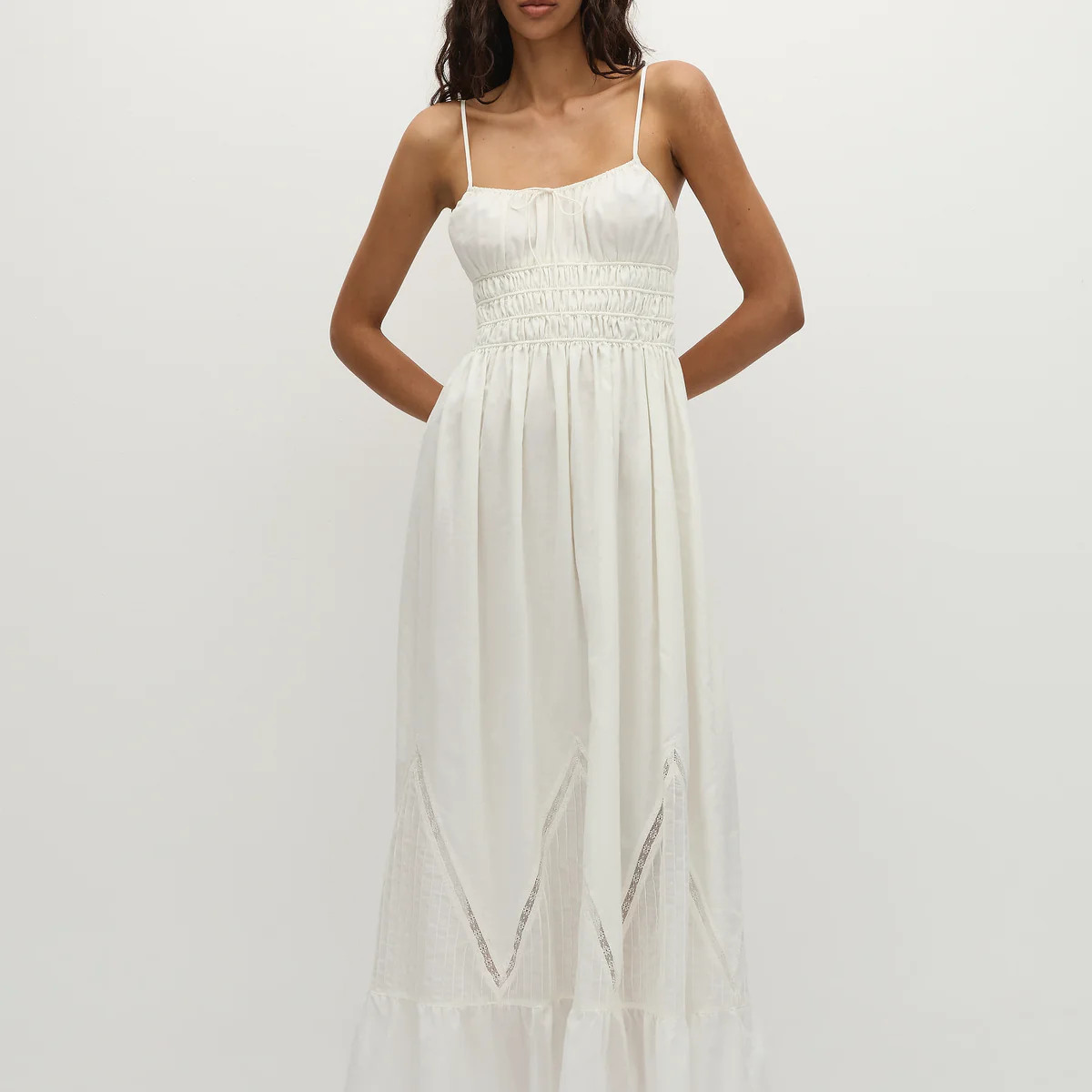 Meline Maxi Dress White | Faithfull (AU)