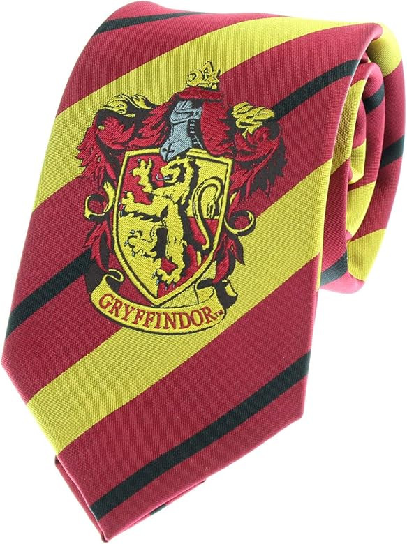 Bioworld Premium Harry Potter Tie Striped House Crest Necktie Neckwear | Amazon (US)