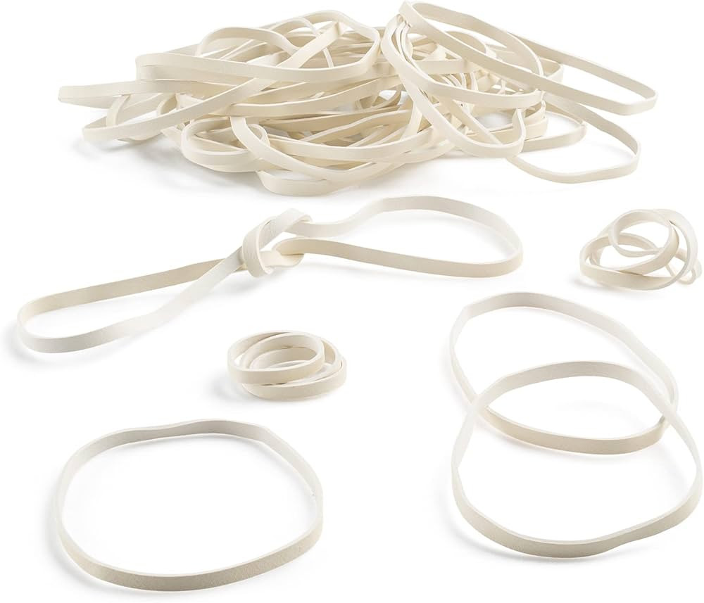 Rubber Bands - #33 Size - White Rubberbands - 1LB/500 Count | Amazon (US)