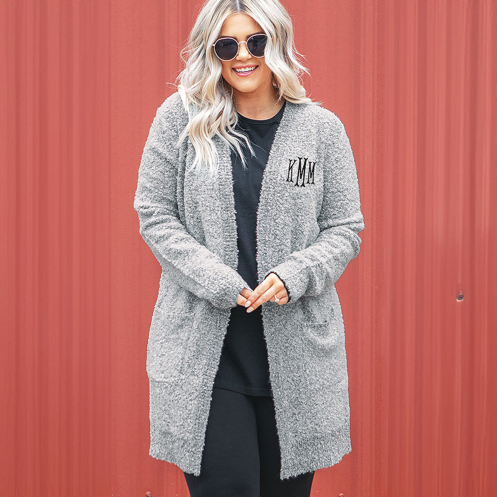 Monogrammed Cardigan | Marleylilly