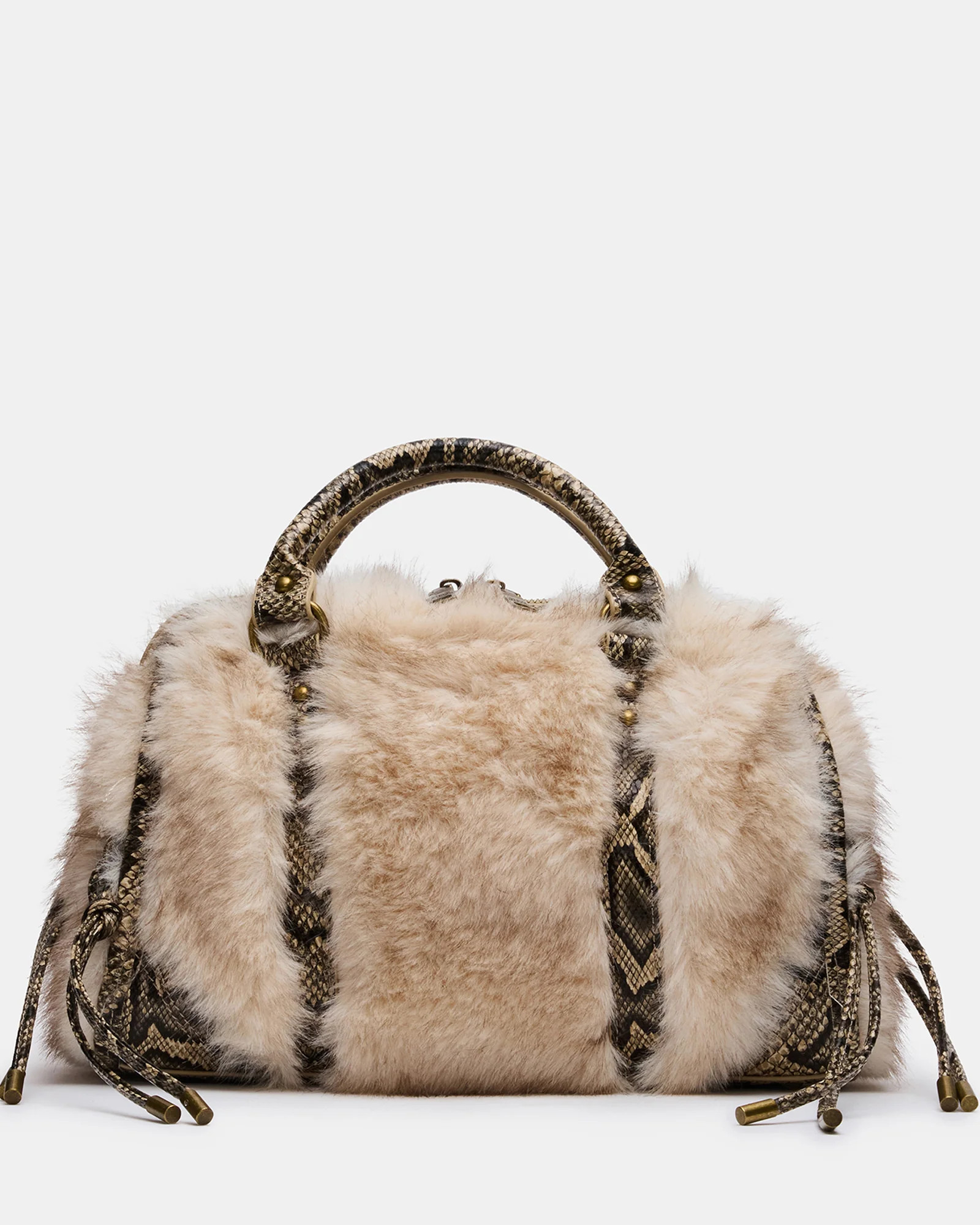 Riggs Faux Fur Bag Natural | Steve Madden (US)