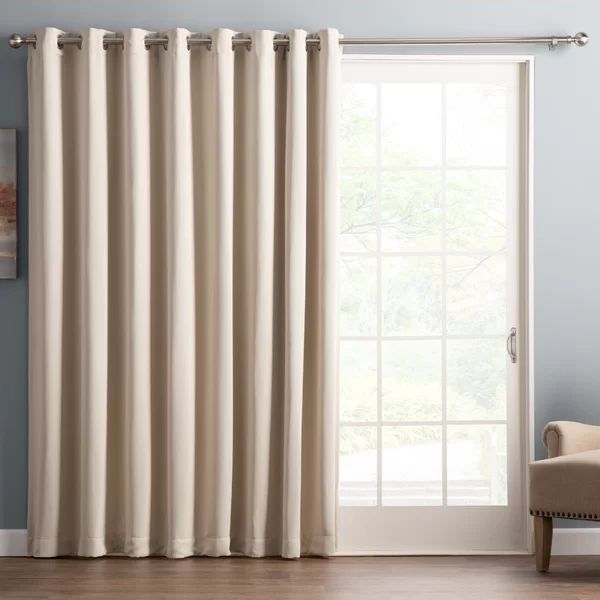 Solid Blackout Thermal Grommet Single Curtain Panel | Wayfair North America