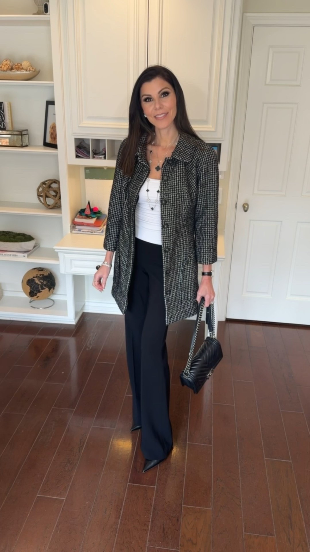 Keeping it sleek with neutrals and luxe details 🖤

#LTKWorkwear #LTKootd #LTKgrwm