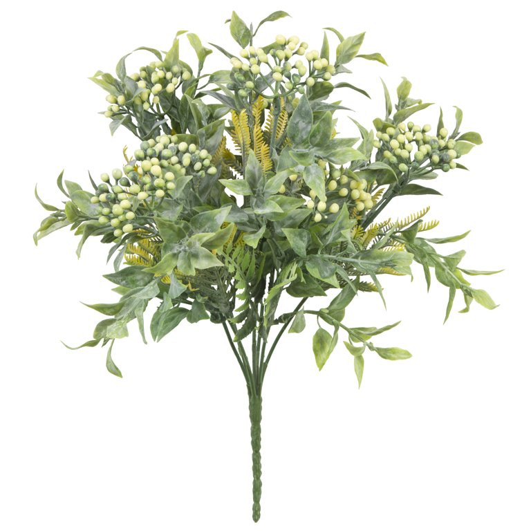 12-inch Artificial Green Mixed Berry Plant Pick, for Indoor Use, by Mainstays | Walmart (US)