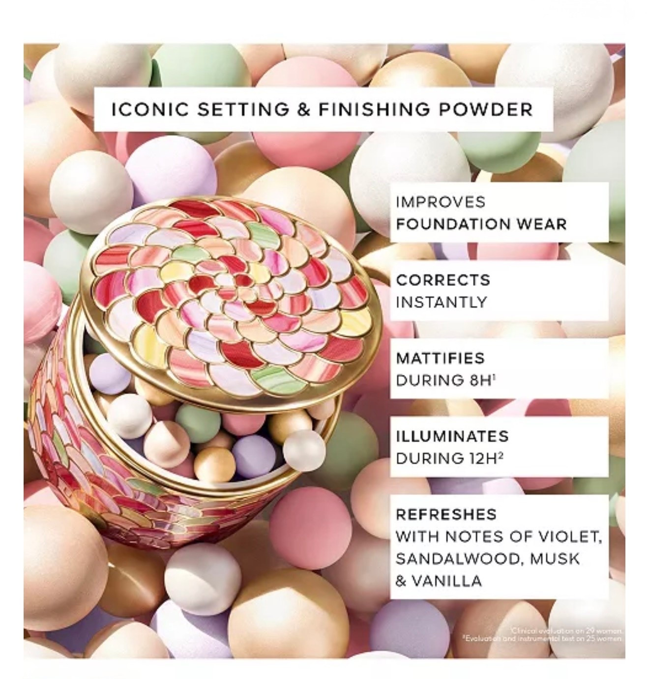 GUERLAIN
Meteorites Setting & Finishing Pearls of Powder

One-of-a-kind, handmade finishing pearls of powder that set makeup, color correct, mattify shine, and illuminate the complexion, housed in a luxury re-usable case.

#LTKBeauty #LTKTravel #LTKWorkwear