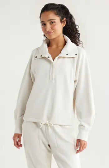 Zella Ultra Soft Scuba Anorak | Nordstrom | Nordstrom