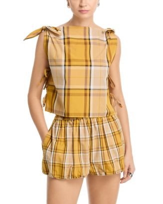 Sea Copeland Plaid Top | Bloomingdale's Women | Bloomingdale's (AU)