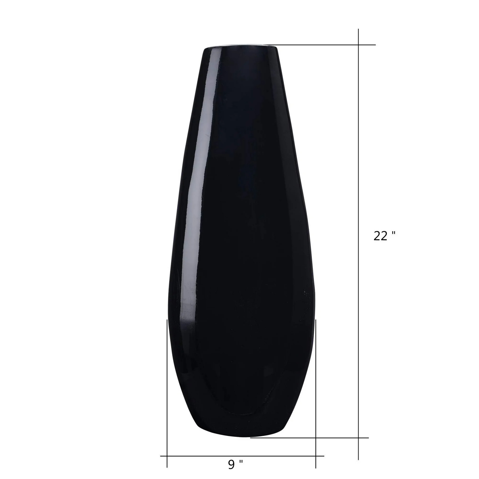 DTX International 22.00" Black Bamboo Pitcher Tabletop | Walmart (US)
